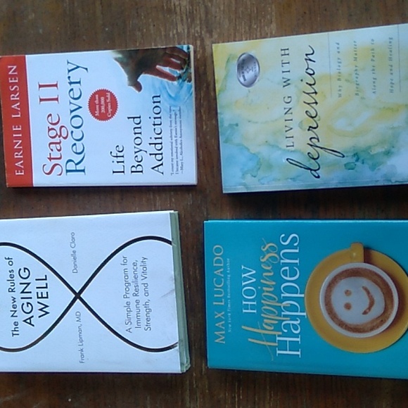 Other - ⭐️ 4 Self Healing books for sobriety, depression and emotional/self guidance